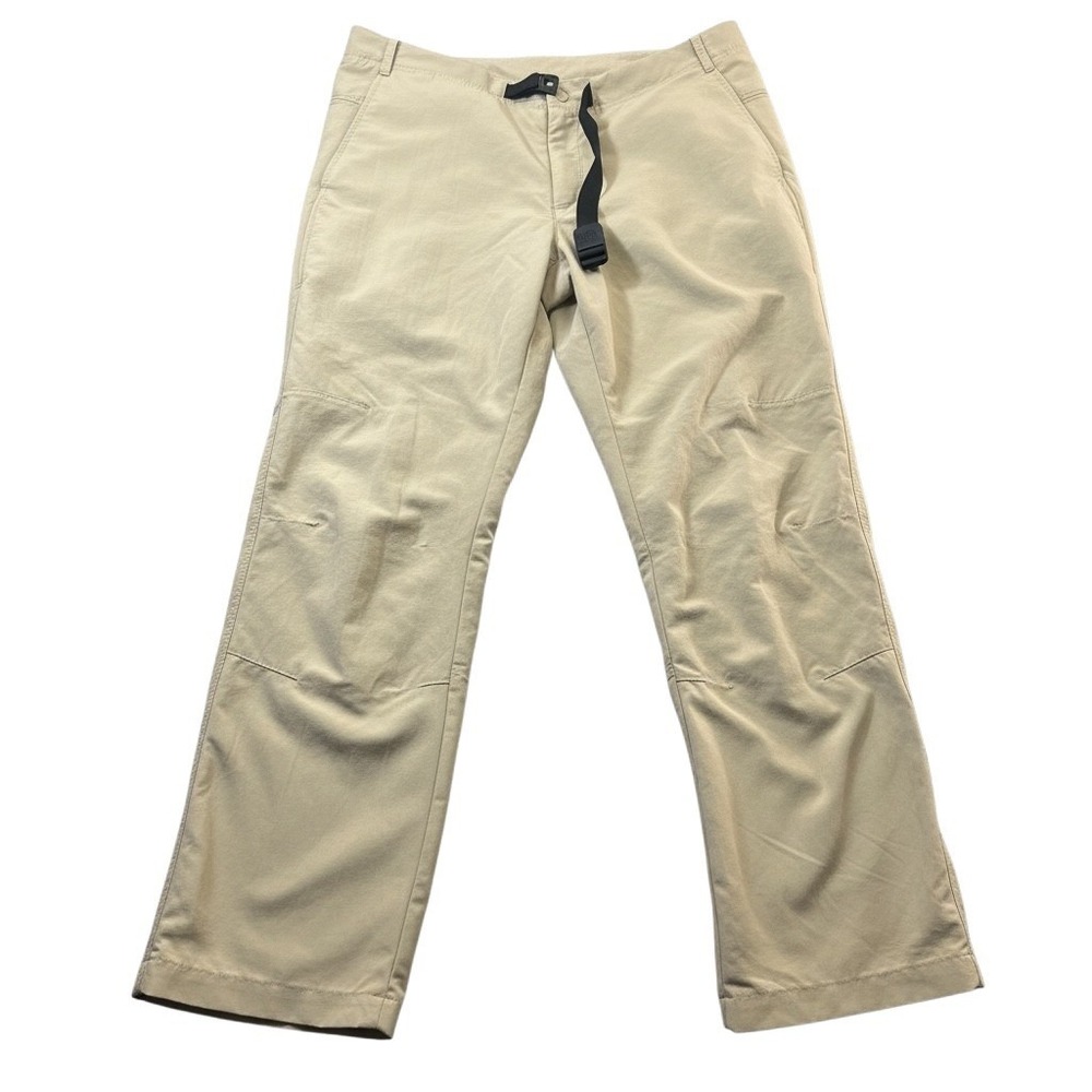The North Face Mens Convertible Zip-Off‎ Hiking Pants 36x32 Khaki Nylon UPF